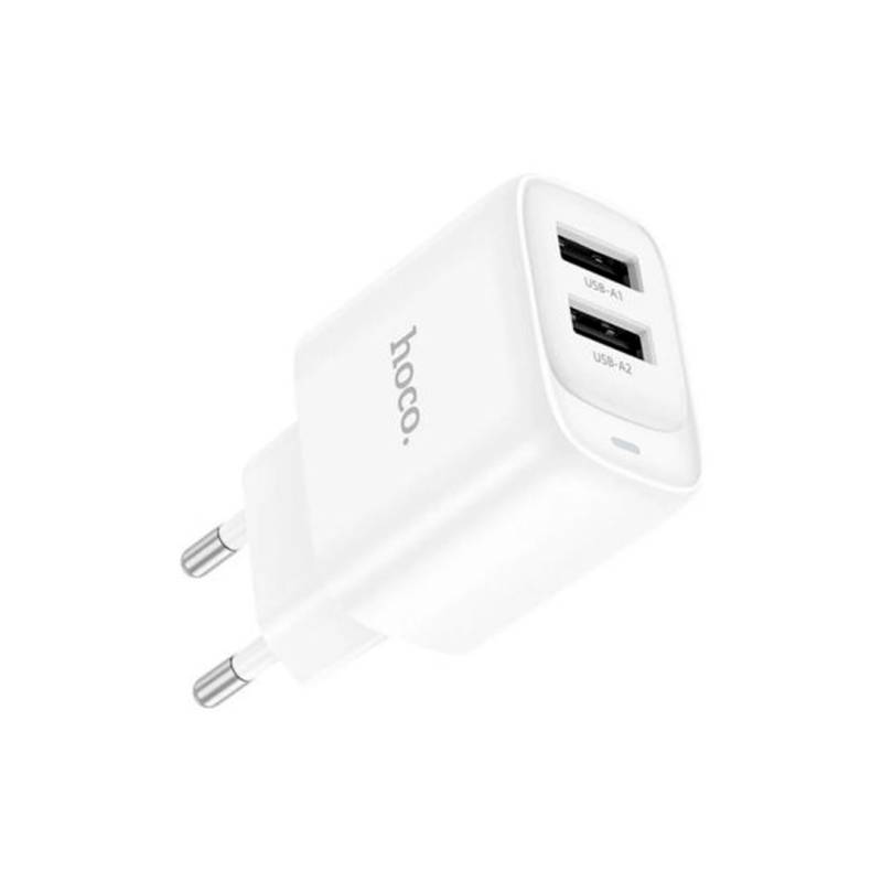 Cargador De Pared Pd 65W (2 Usb-C + 1 Usb-A) White Hoco N30