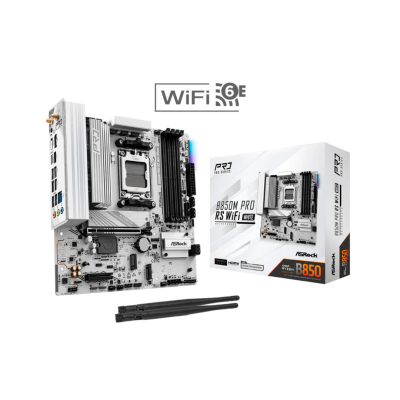 Motherboard B850M Pro Rs Wifi White 90-Mxbt30-A0Uayaz