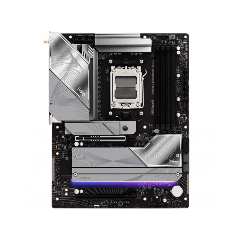 Motherboard X870 Livemixer Wifi 90-Mxbta0-A0Uayaz Asrock Am5 Atx