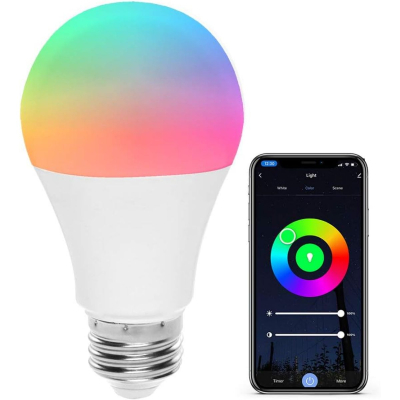 Lámpara Led Inteligente A19 Fka19Rgbcw Oem Wifi Rgb E27