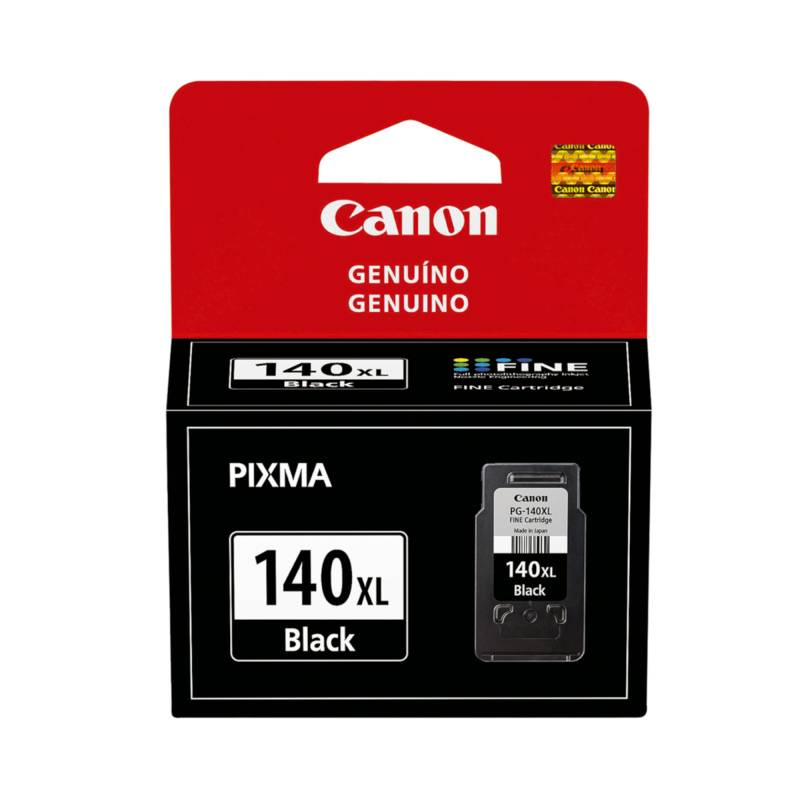 Cartucho De Tinta Original Canon Pg-140Xl Negro 11Ml Rendimiento 300 Páginas