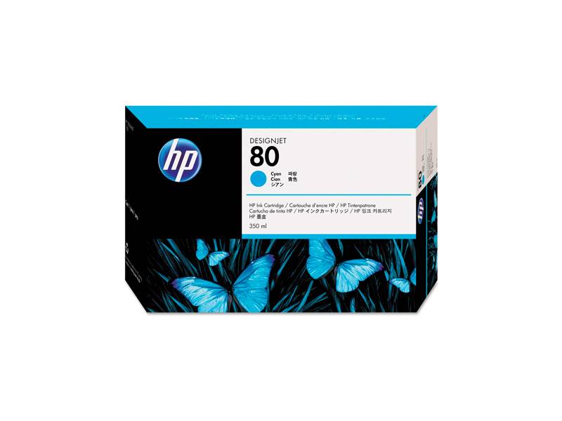 Cartucho De Tinta Original Hp  Cyan. C4846A (80)