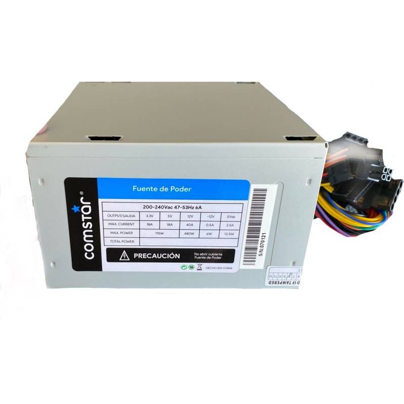 Fuente De Alimentación Atx-500W Psu 500W Comstar 500W 220V