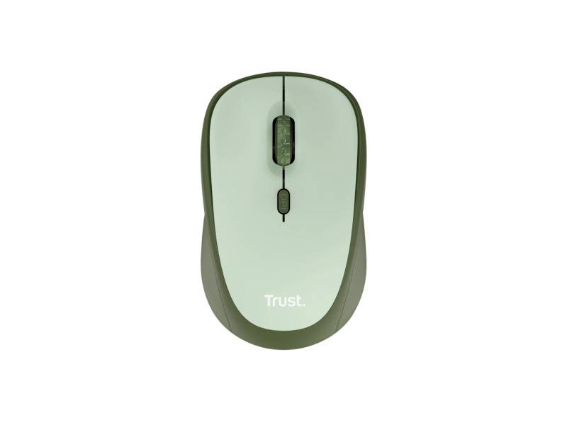 Mouse Trust Yvi+ Silent Inalámbrico 1600 Dpi Eco Green