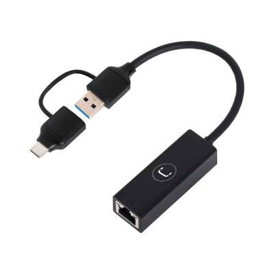 Adaptador Usb-C/Usb-A A Ethernet Gigabit Ad3007Bk Unno
