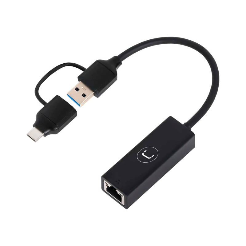 Adaptador Usb-C/Usb-A A Ethernet Gigabit Ad3007Bk Unno