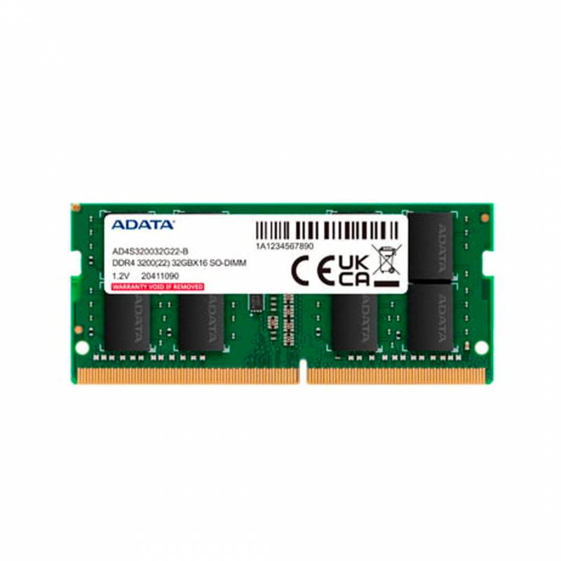 Memoria Ram Adata 32Gb Sodimm Ddr4 3200Mhz