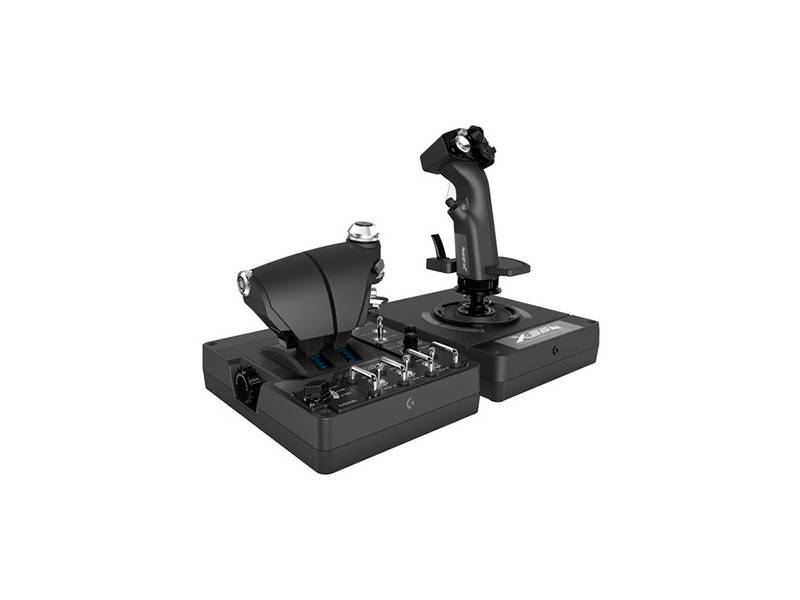 Controlador De Simulación De Vuelo Logitech Saitek Gx56 Cp