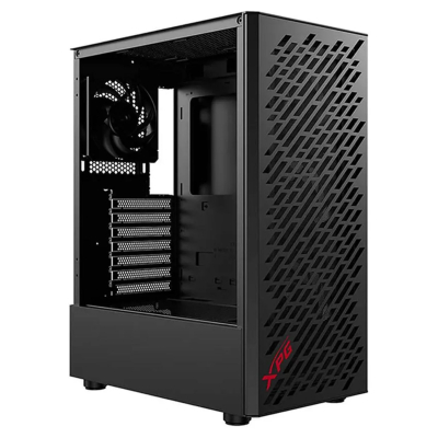 Gabinete Gamer Xpg Valor Air Mid Tower Atx Vidrio Templado 4 Ventiladores 120Mm Negro