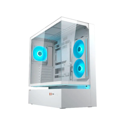 Gabinete Mid Tower Cfv235 382Da40.0002 Cougar Blanco Led