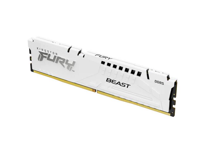 Memoria Ram Kingston Fury Blanca 16Gb Dimm Ddr5 5200 Mhz