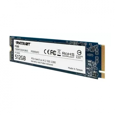Disco Solido Patriot P300 512Gb M.2 2280 Pcie Nvme Gen 3X4 Ssd