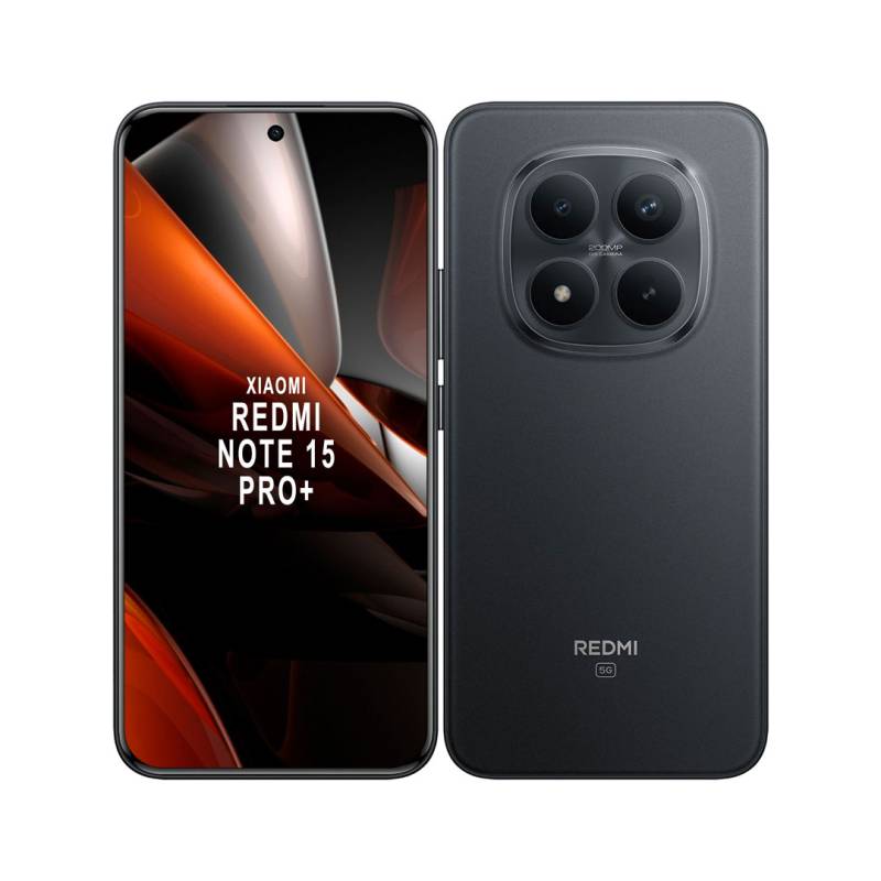 Smartphone Redmi Note 15 Pro+ Redmi Note 15 Pro+ Xiaomi 5G 12Gb 512Gb Negro.
