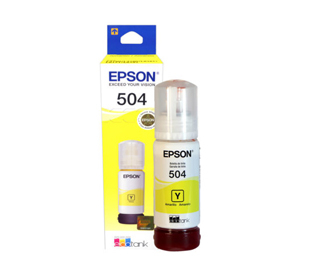 Botella De Tinta Original Epson T504420-Al Amarillo 70 Ml