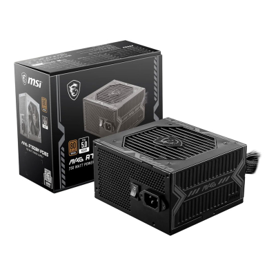 Fuente De Alimentación Mag A750Bn Pcie5 Mag A750Bn Pcie5 Msi Atx 750W 80 Plus Bronze