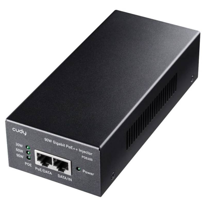 Inyector Poe++ Poe400(Eu) Cudy 90W Montaje En Pared