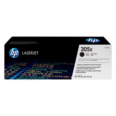 Toner Original Hp Ce410X (305X) Negro. Rendimiento 4.000 Copias.