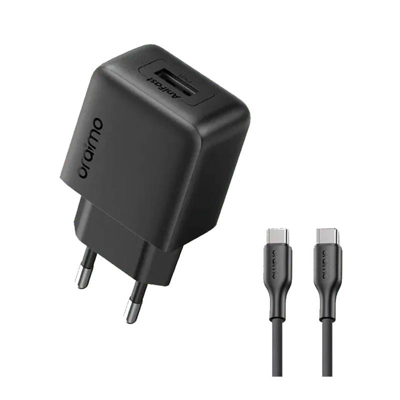 Kit Cargador Ocw-5351Ecc-Bk Oraimo Usb-C 35W Gan Con Cable Usb-C A Usb-C Negro.