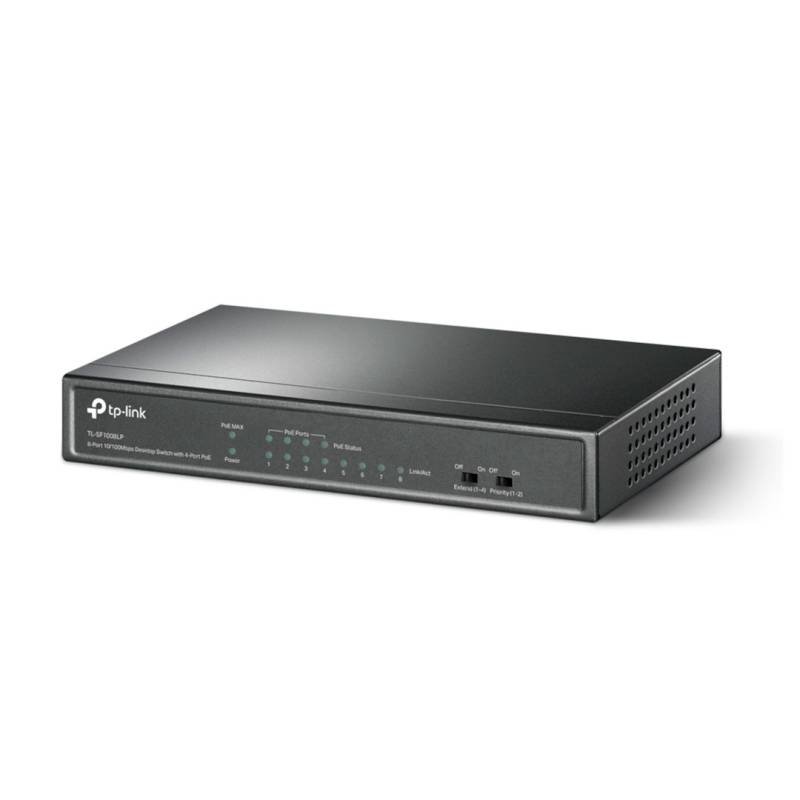 Switch Tp-Link Tl-Sf1008Lp 8 Puertos 10/100 4 Poe