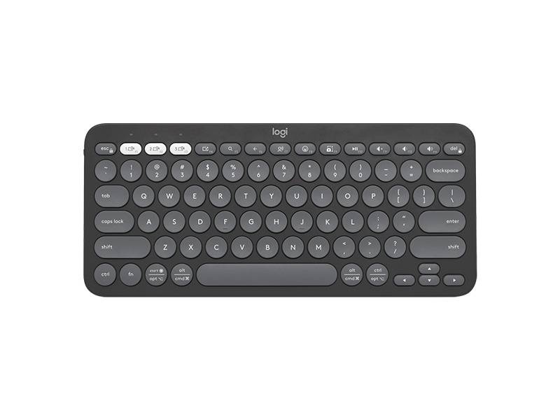 Teclado Inalámbrico Logitech K380S Pebble Keys 2 Grafito