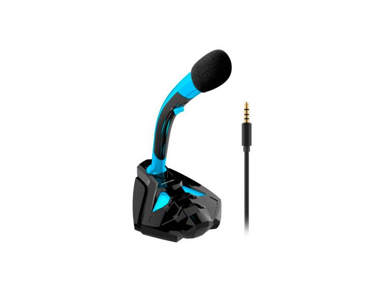 Micrófono Gaming Promate Tweeter-4 Azul 3.5Mm