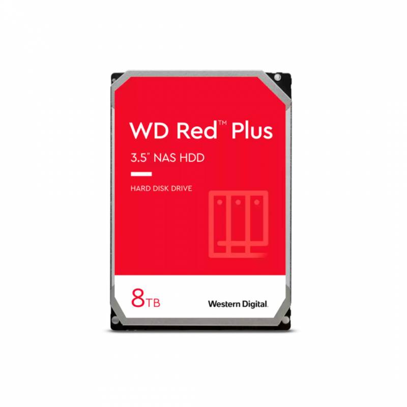 Disco Duro Western Digital Red Plus 8Tb Sata3  Wd80Efzz