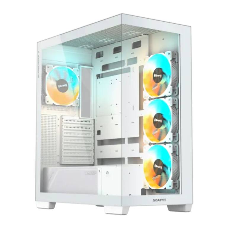 Gabinete C500 Panoramic Stealth Ice Gb-C500Pi St Gigabyte Mid Tower