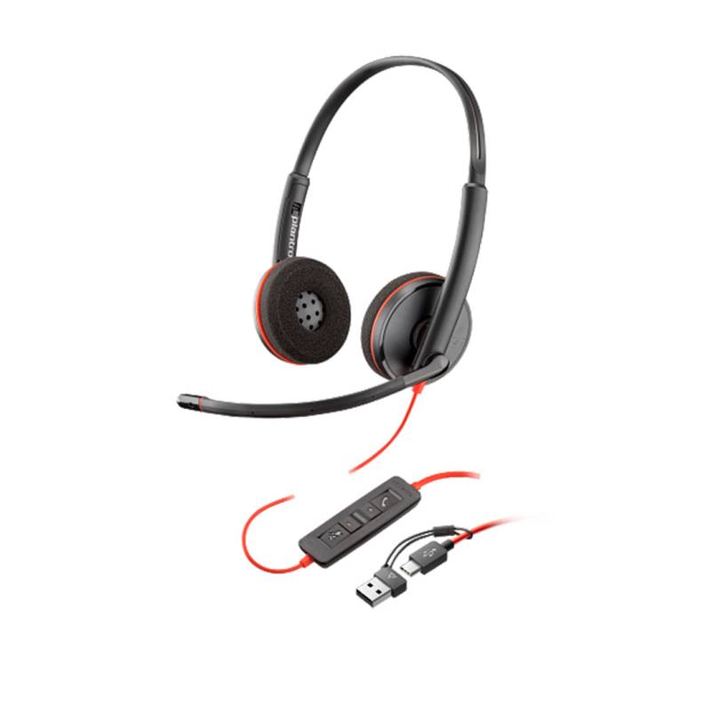 Auriculares Poly Blackwire 3220 Stereo Usb-C He - Wired - 8X228A6
