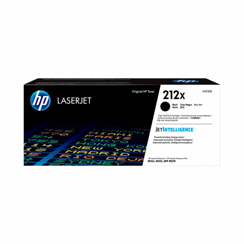 Toner Original Hp W2120X (212X) Negro. Rendimiento 13.000 Copias.
