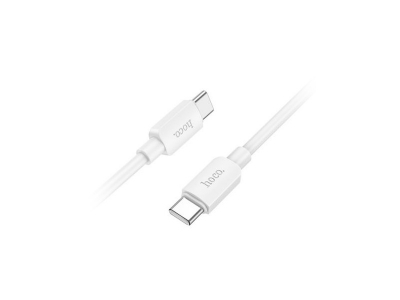 Cable Hoco X96 Hyper Usb-C A Usb-C Carga Rapida 60W Blanco.