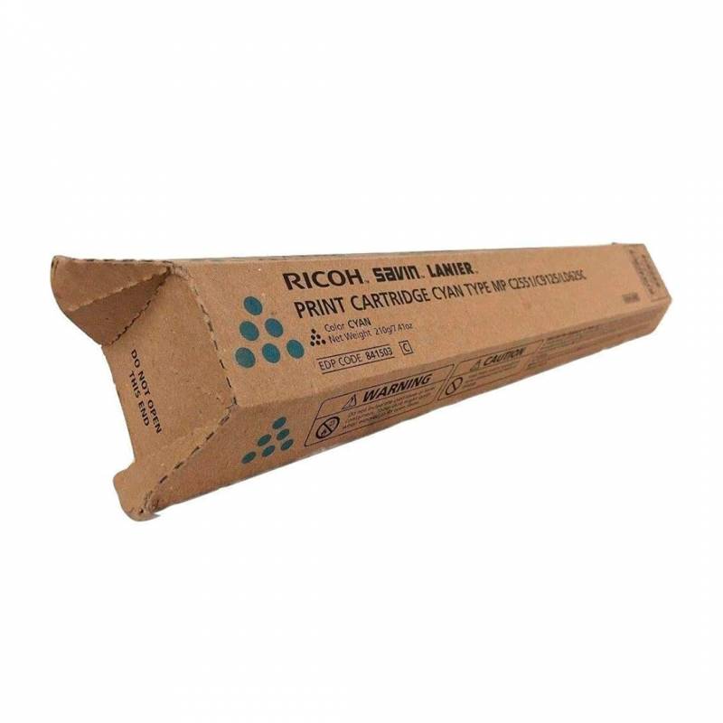 Toner Original Ricoh 841503 Cyan. Rendimiento 9.500 Copias.