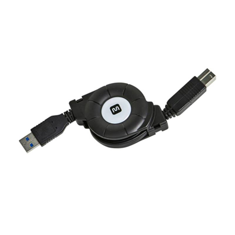 Cable De Datos Retráctil Usb B A Usb A 10965