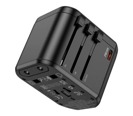 Cargador Universal Ac15 Usb-C Pd20W + 2 Usb-A Hoco