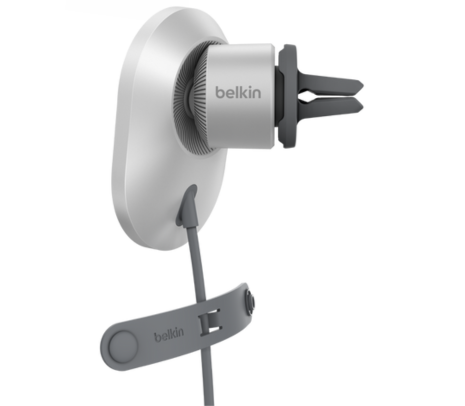 Cargador Inalámbrico Para Auto Belkin Wic008 Magsafe 15W Con Soporte Magn&Eacute;Tico