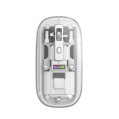 Mouse M810W M810W-Wh Marvo Inalámbrico Blanco