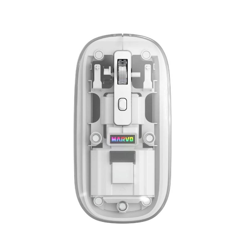 Mouse M810W M810W-Wh Marvo Inalámbrico Blanco