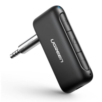 Receptor De Audio Bluetooth Cm276 70303 Ugreen Bluetooth 5.0 Negro.