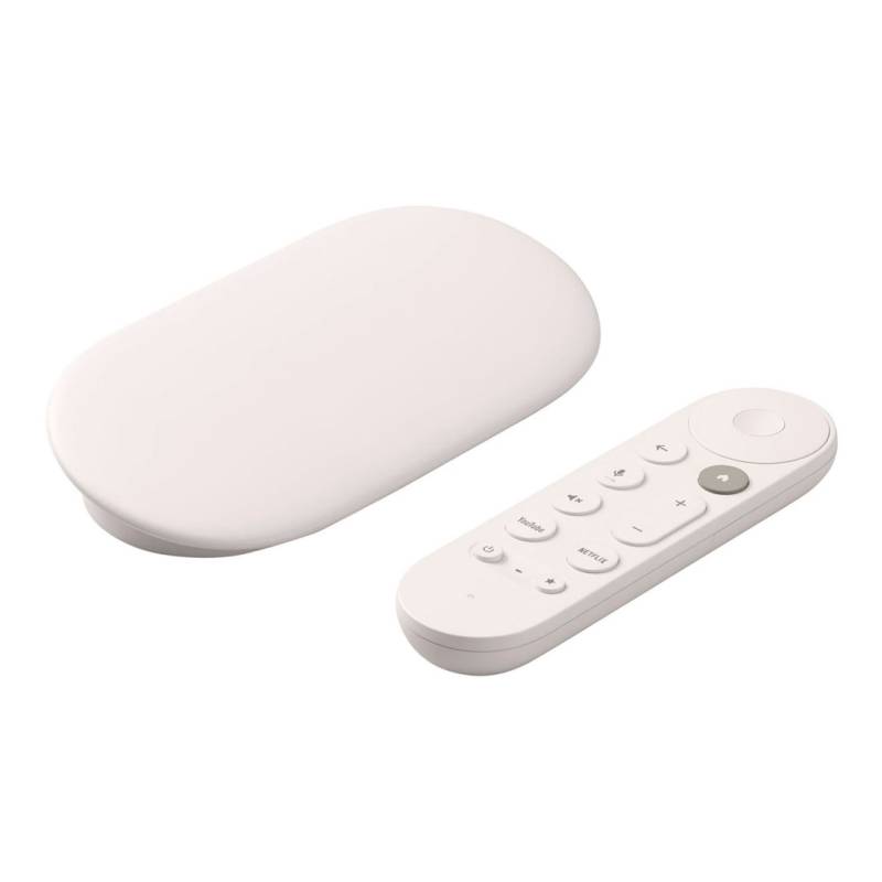 Google Tv Streamer 4K Blanco - Incluye Control Remoto
