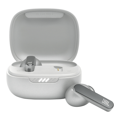 Auriculares Inalámbricos Jbl Live Pro 2 Tws Bluetooth 5.2 Anc Ipx5 Plateado