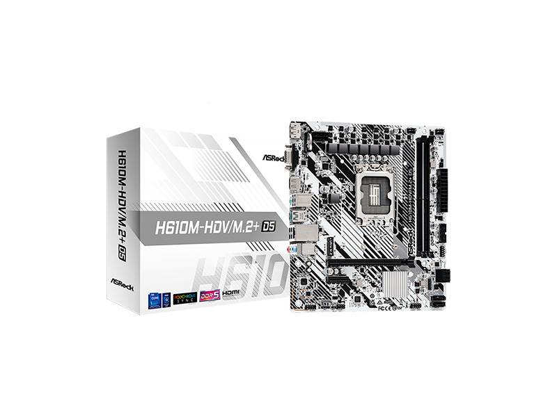 Motherboard Asrock H610M-Hdv/M.2+ D5.