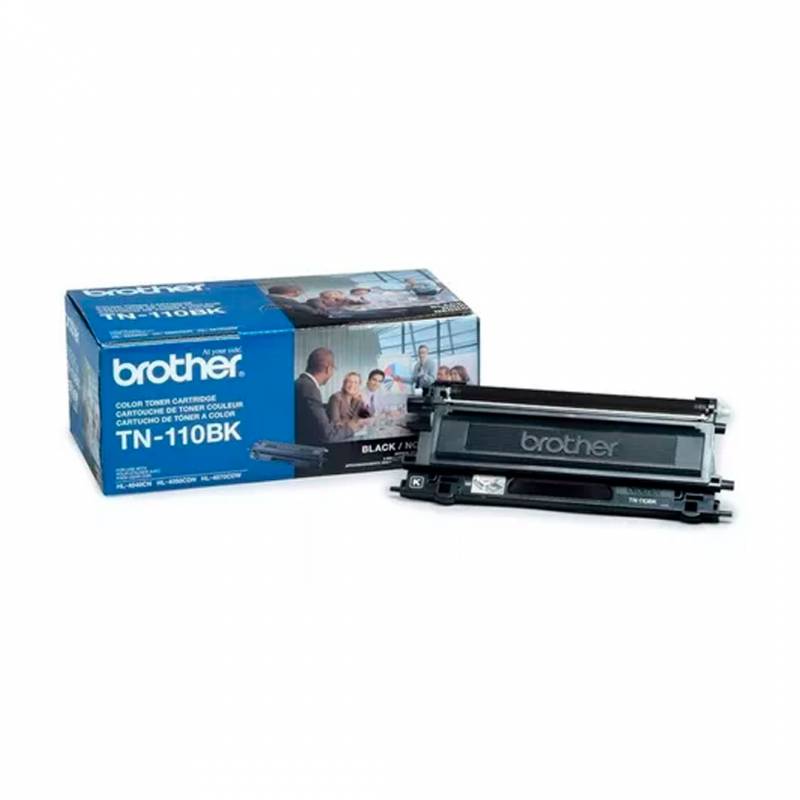 Toner Brother Original Tn110Bk Negro. Rendimiento 2.500 Copias.