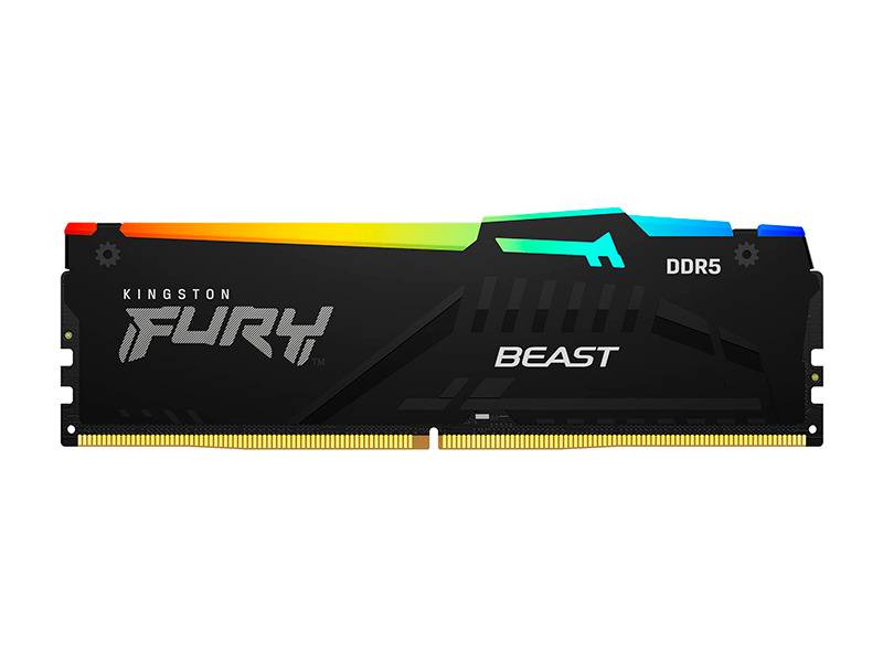 Memoria Ram Kingston Fury Beast Rgb 32Gb Dimm Ddr5 5600 Mhz