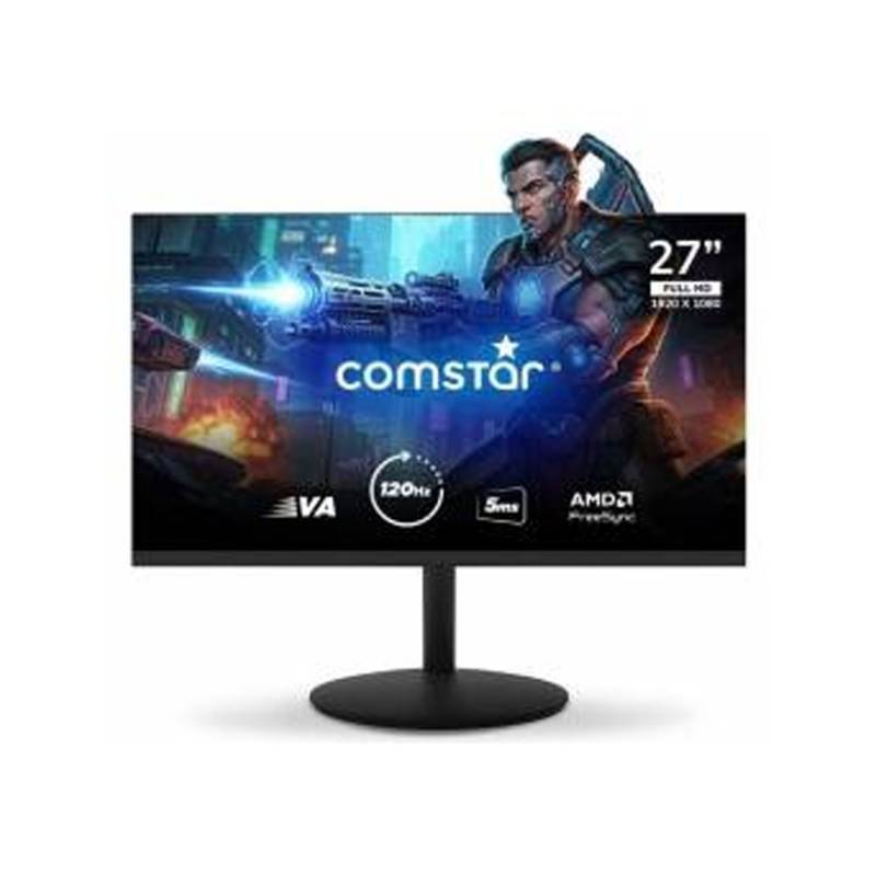 Monitor Gamer Mcsf.27Pf.120H Comstar 27 Va Fhd 120 Hz Negro.