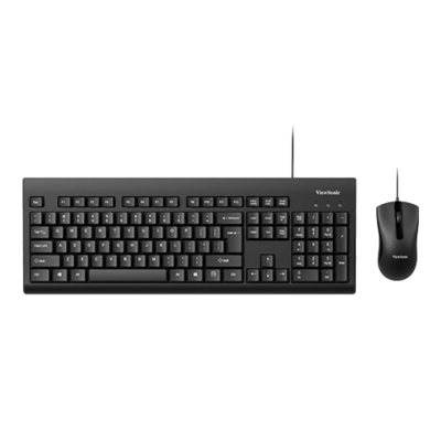 Combo Teclado Y Mouse Viewsonic Cu1251 Usb Español Negro