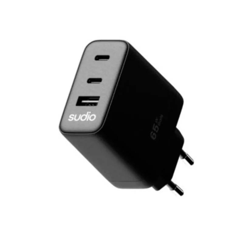 Cargador De Pared Sudio P3 65W Black