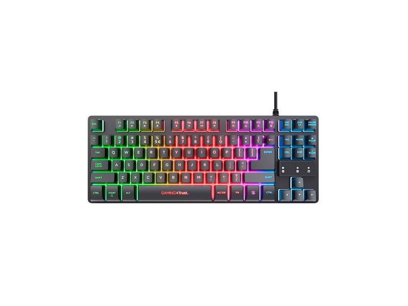 Teclado Gaming Trust 24067 Gxt833 Thado Thl Rgb