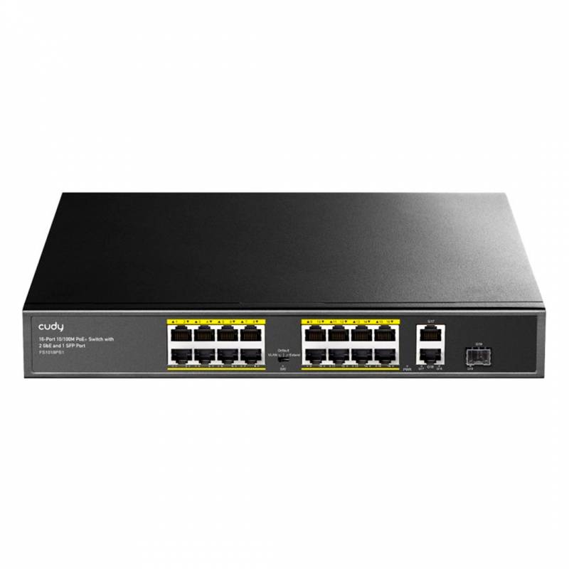 Switch Cudy Gigabit Poe+ 16P + 1 Sfp 200W