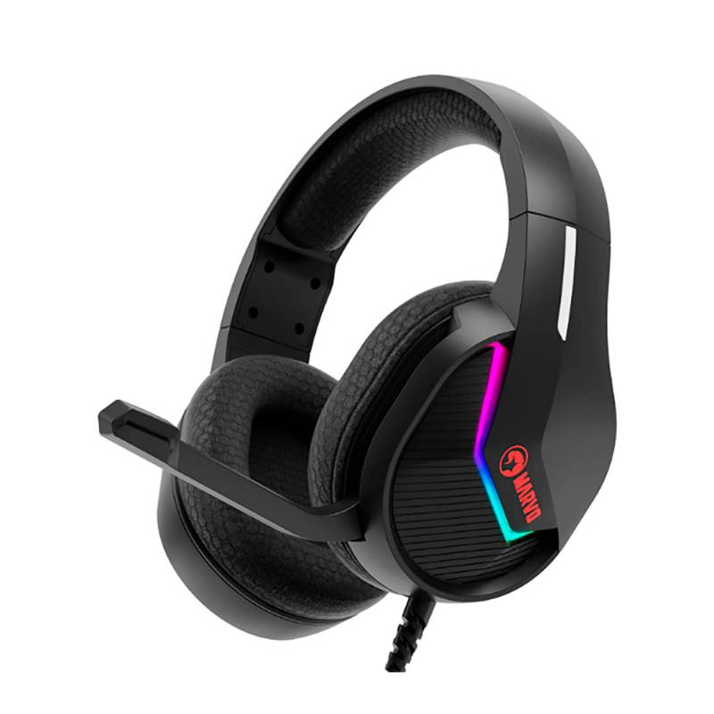 Auriculares Gaming Usb Marvo H8618 Rgb Pc