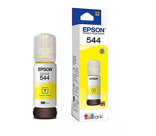 Botella De Tinta Original Epson T544420-Al Amarillo 65 Ml – Rendimiento 7.500 Páginas