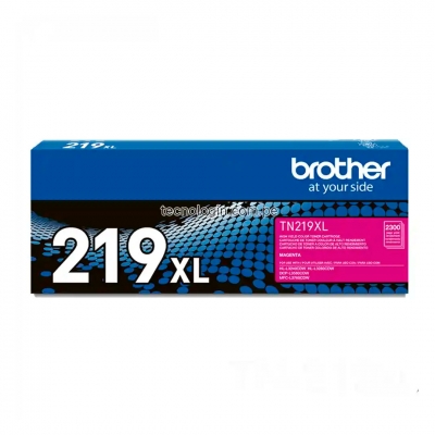 Toner Brother Original Tn219Xl Magenta. Rendimiento 3.000 Copias.